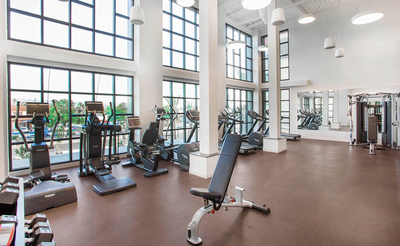 The Colony at The Lakes-Fitness Center Tall Windows