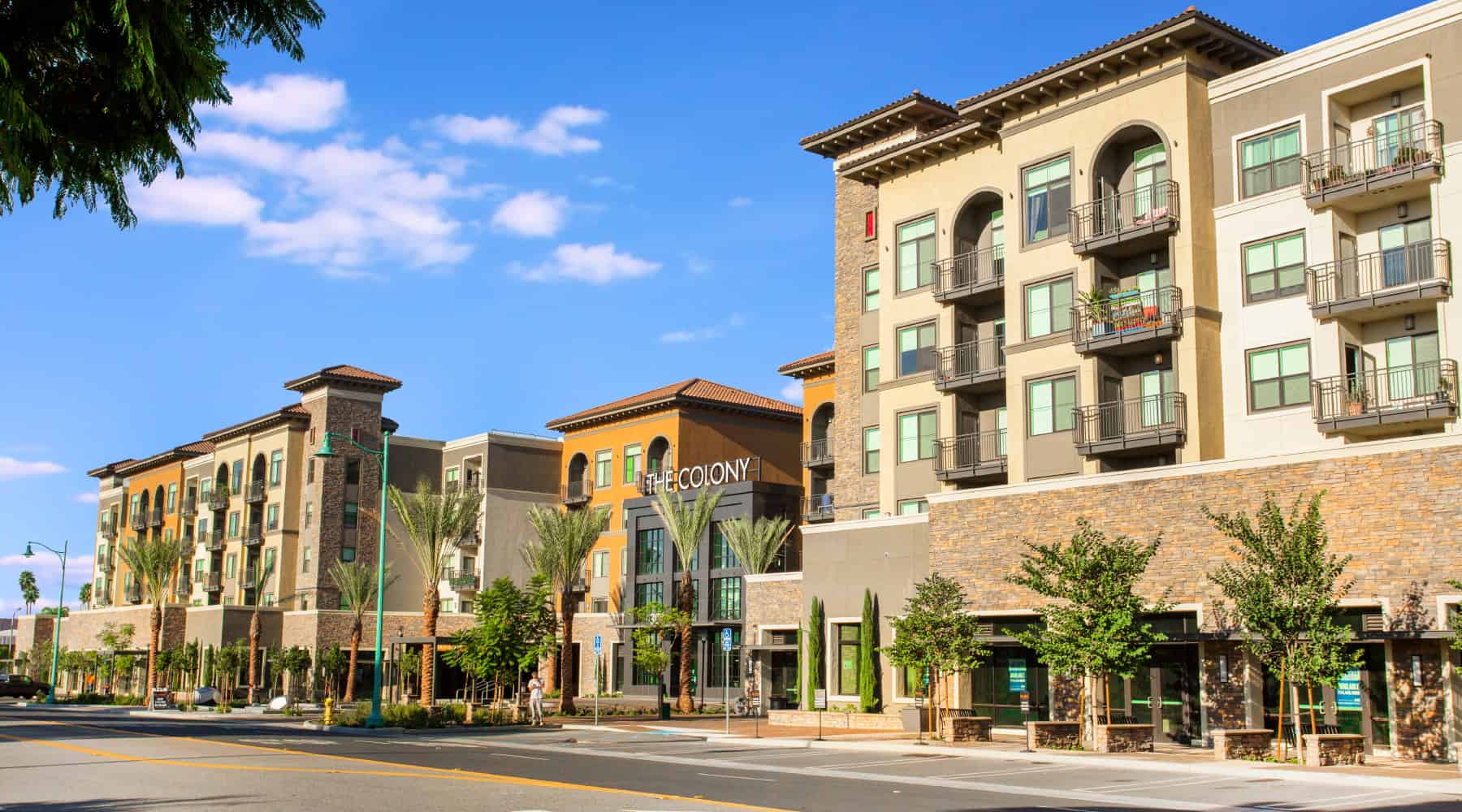 The Colony at The Lakes - West Covina exterior apartment building with trees